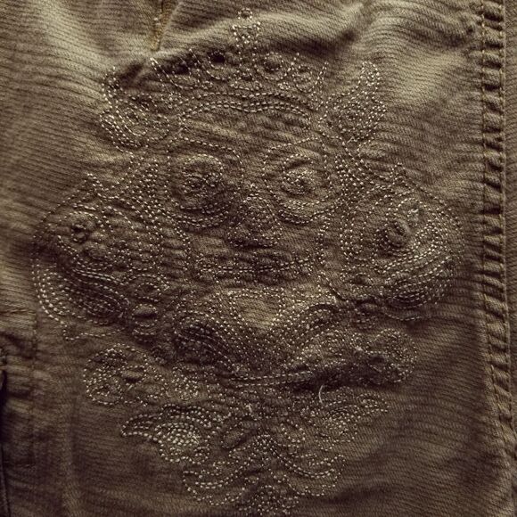 Vans Men's 30 Skull King Tan Cargo Shorts Pockets 100% Cotton 33" 11.5" 12.25" - Picture 11 of 14